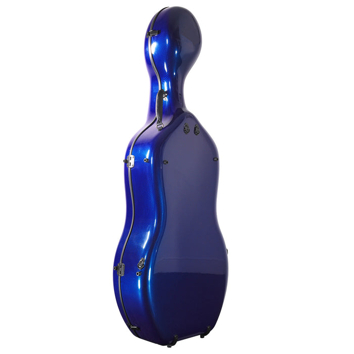 JML CL-1 Carbon Premium 3.3 Cello Case Blue 4/4