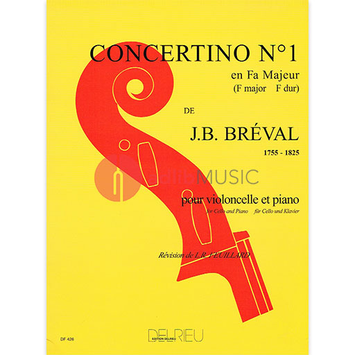 Breval - Concertino #1 In Fmaj - Cello Delrieu DF426 — The Sydney ...