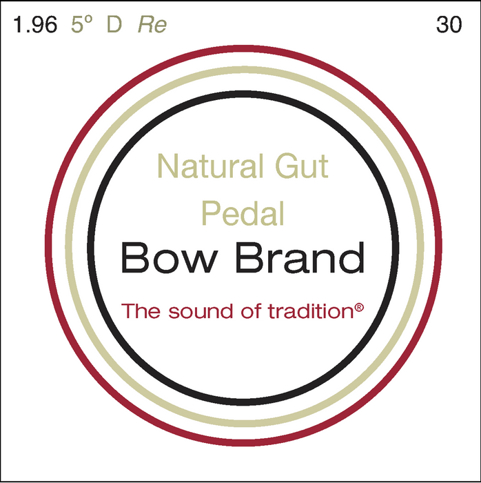 Bow Brand Natural Gut - Pedal Harp String, Octave 5 D