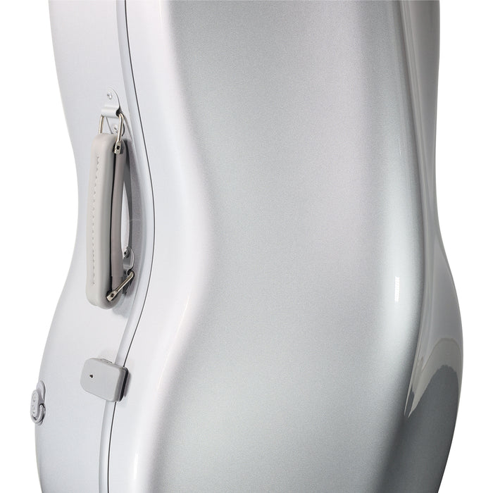 JML CL-6 Carbon Luxe 2.9 Cello Case Silver 4/4