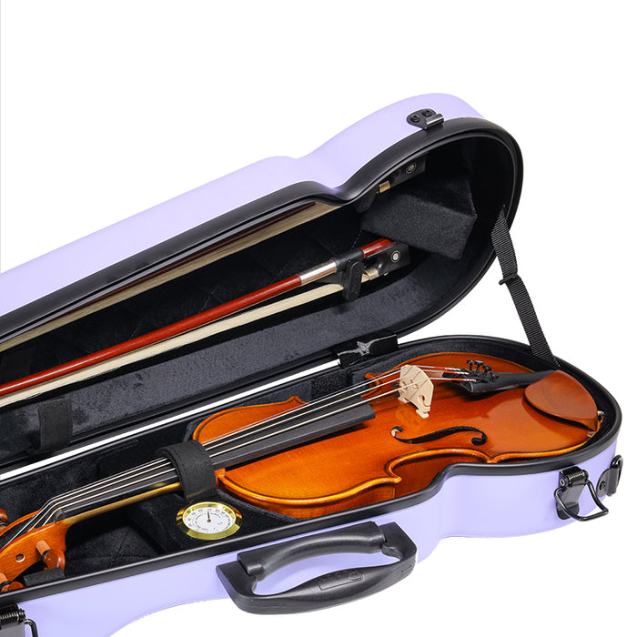 RAAN Shaped Violin Case Lilac 1/8-1/10