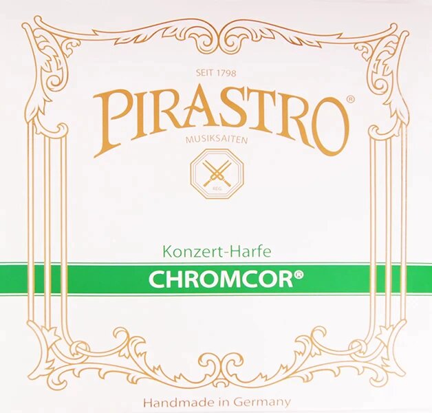 Pirastro Chromcor Concert Harp String, Octave G (Med/Steel/Silver Plated)