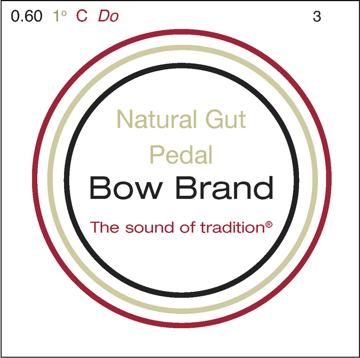 Bow Brand Natural Gut - Pedal Harp String, Octave 1, Single C