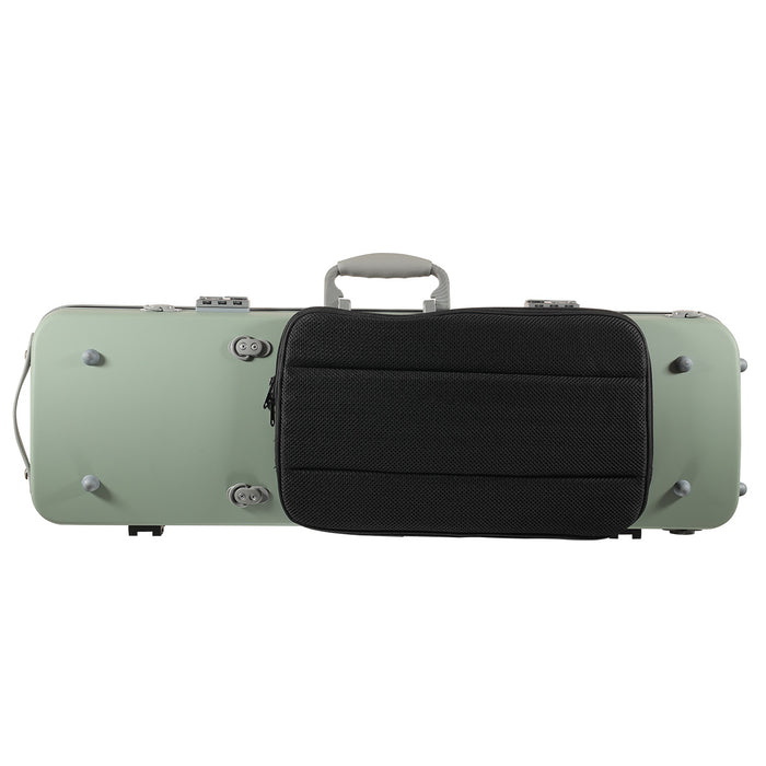 JML Carbon Fibre 1.8 Oblong Violin Case Garden Green 4/4