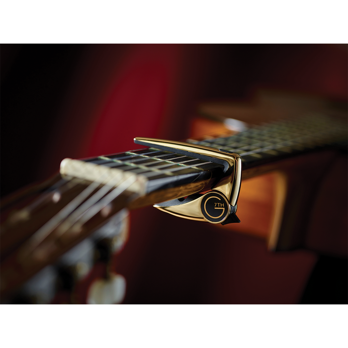 Classical Guitar Capo - G7 Performance 2 Classic Capo Gold — The Sydney ...