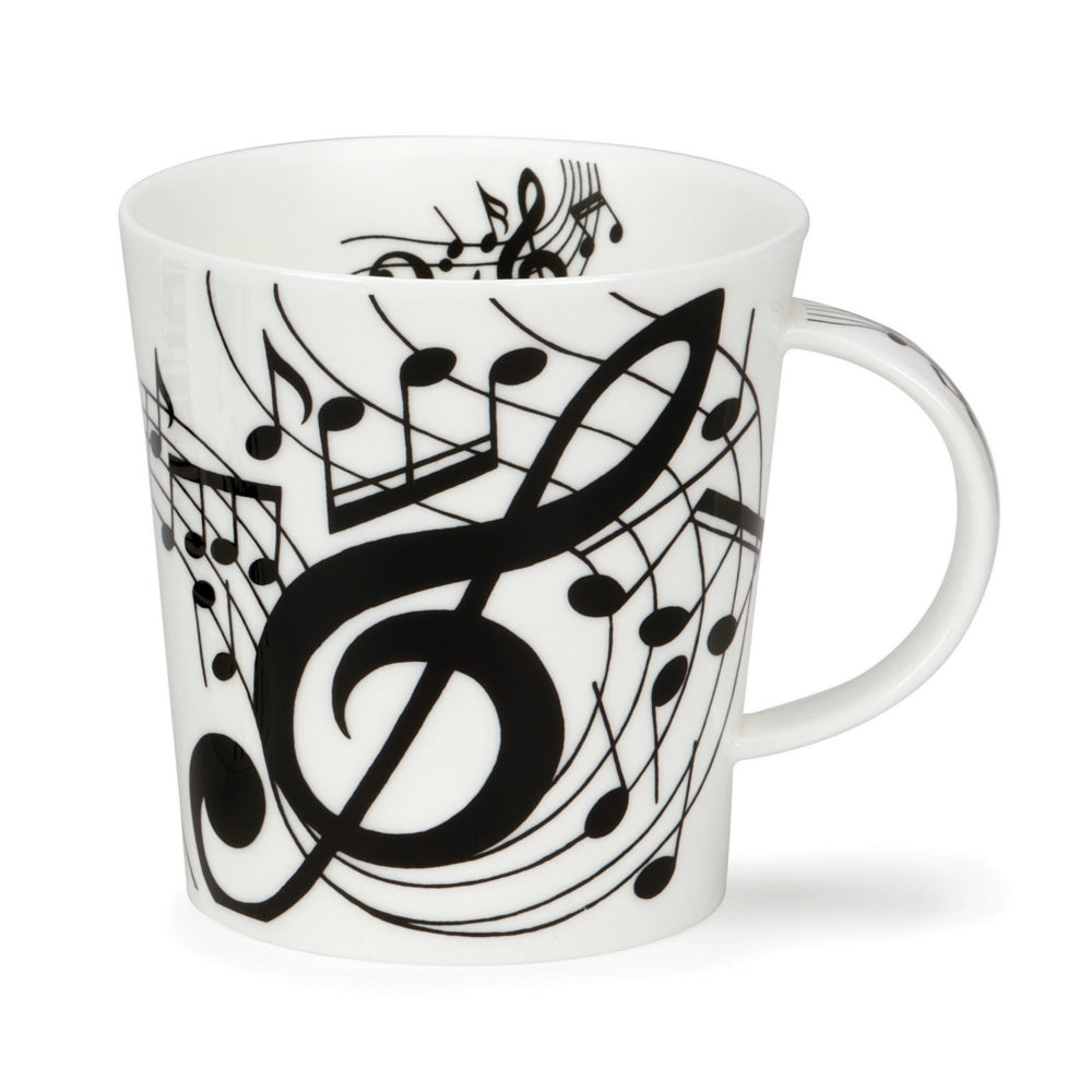 Dunoon Fine Bone China Mug Ebony — The Sydney String Centre