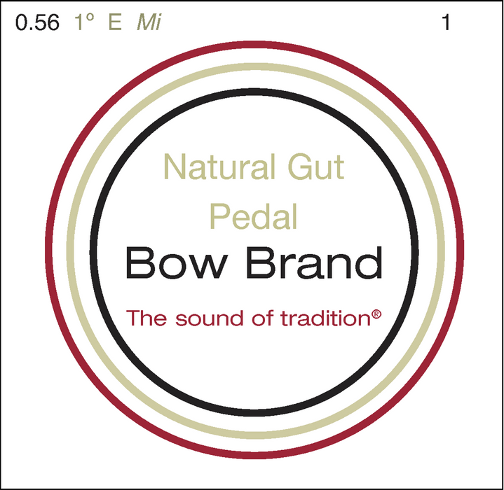 Bow Brand Natural Gut - Pedal Harp String, Octave 1, Single E