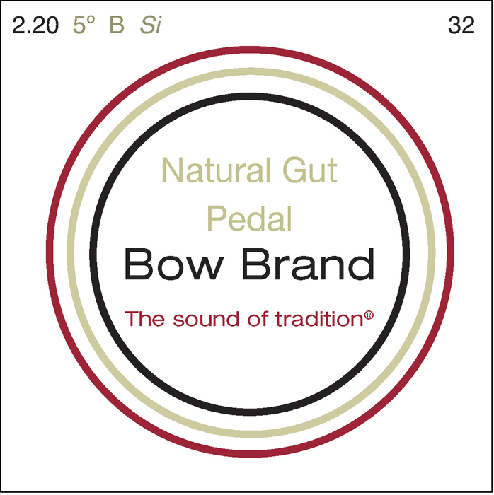 Bow Brand Natural Gut - Pedal Harp String, Octave 5 B