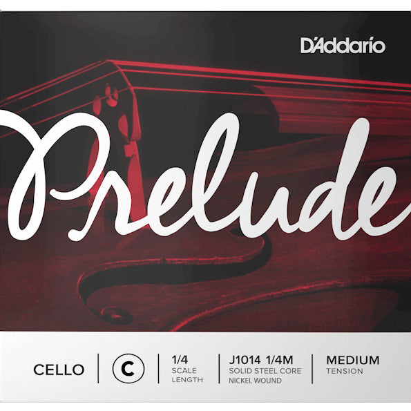 D'Addario Prelude Cello, C (Med), 1/4