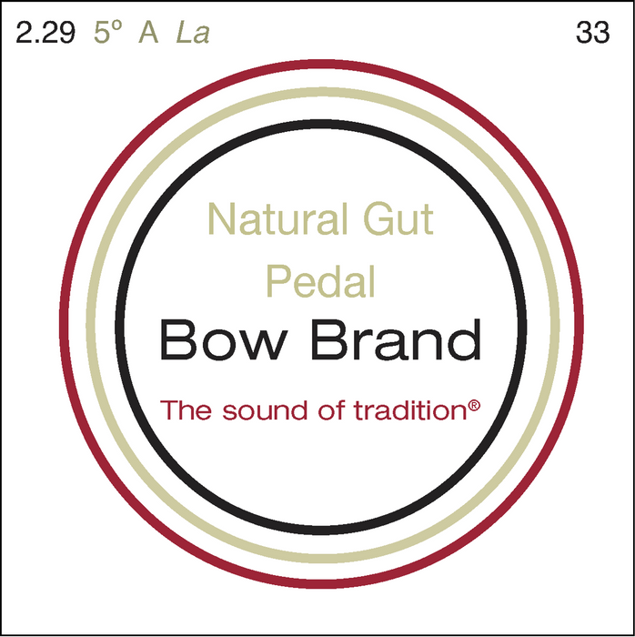 Bow Brand Natural Gut - Pedal Harp String, Octave 5 A