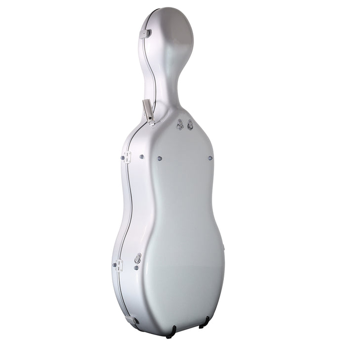 JML CL-6 Carbon Luxe 2.9 Cello Case Silver 4/4