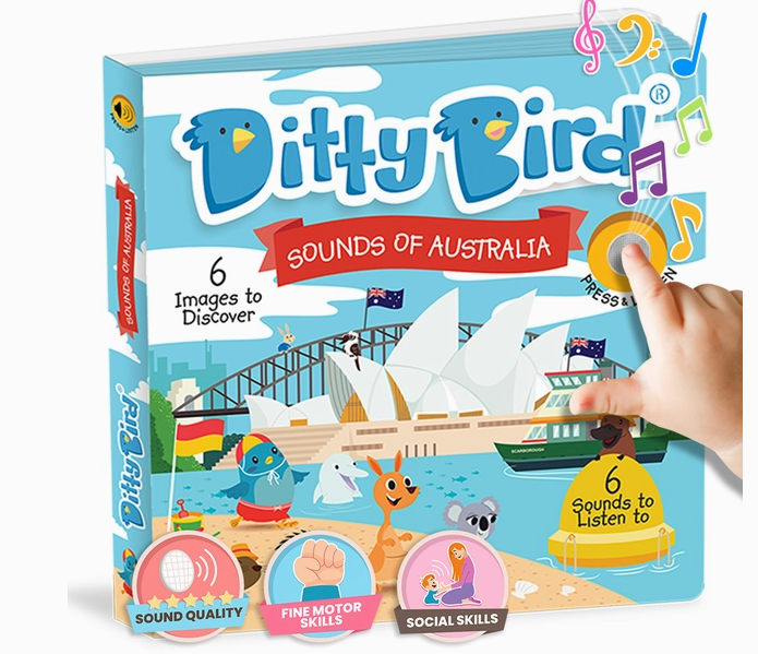 Ditty Bird Sounds of Australia Childrens Interactive Sound Book