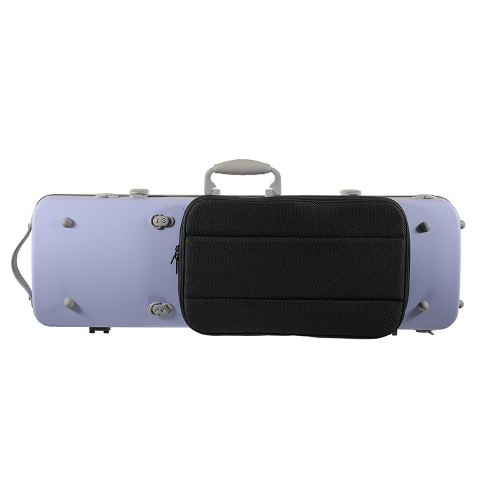 JML Carbon Fibre 1.8 Oblong Violin Case Twilight Purple 4/4