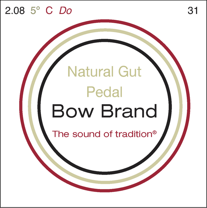 Bow Brand Natural Gut - Pedal Harp String, Octave 5 C