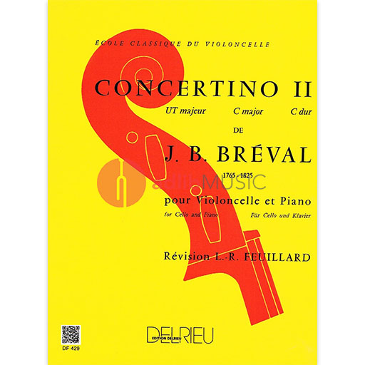 Breval - Concertino #2 in Cmaj - Cello Delrieu DF429