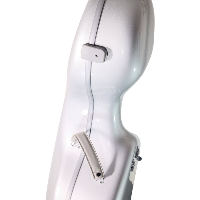 JML CL-6 Carbon Luxe 2.9 Cello Case Silver 4/4