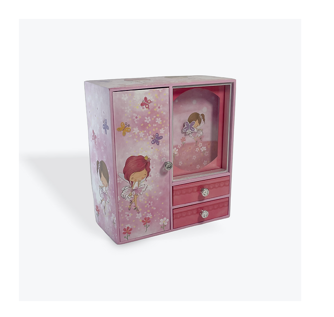 Ballet Jewellery Box Ballerina Fairies on Wardrobe