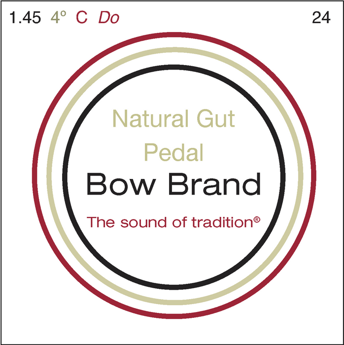 Bow Brand Natural Gut - Pedal Harp String, Octave 4 C