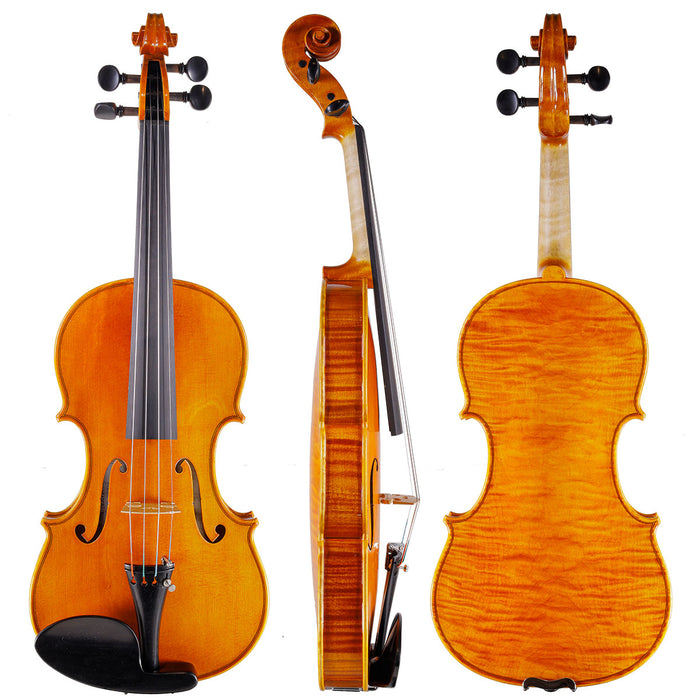 3/4 Scrollavezza & Zanre Atelier Violin Pressenda model Parma 2024 with Certificate