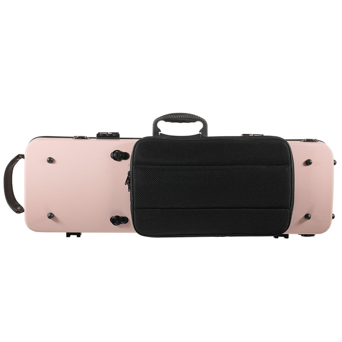 JML Carbon Fibre 1.8 Oblong Violin Case Sakura Pink 4/4