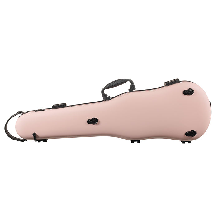 JML Carbon Fibre 1.5 Shaped Violin Case Sakura Pink 4/4