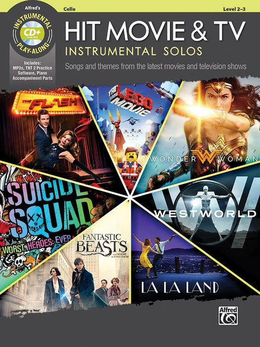 Hit Movie & TV Instrumental Solos - Cello/CD/pdf Piano Accompaniment Alfred 46780