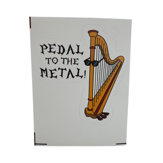 Pedal to the Metal Sticker