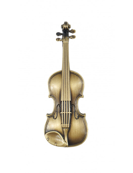 Violin Magnet in Antique Brass Finish