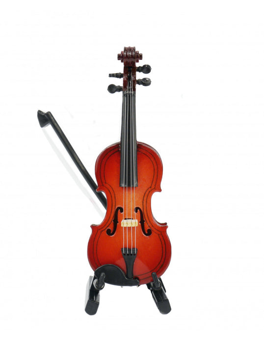 Miniature Violin Bow Case and Stand 10cm