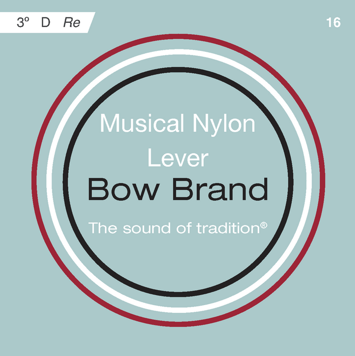 Bow Brand Nylon - Lever Harp String, Octave 3 D