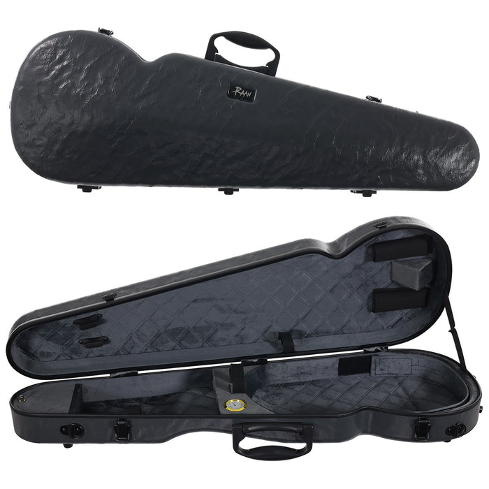 RAAN Shaped Violin Case Rock Grey 4/4-3/4