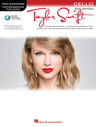 Taylor Swift Instrumental Play-Along - Cello/Audio Access Online Hal Leonard 842541