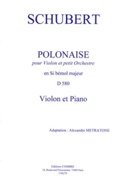 Polonaise in B flat Major D 580 - Franz Schubert - Violin/Piano - Comb ...