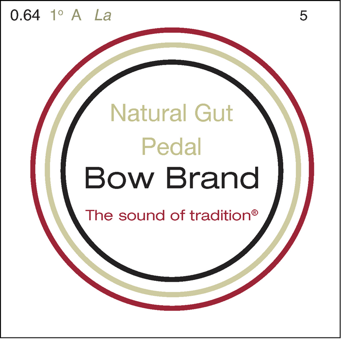 Bow Brand Natural Gut - Pedal Harp String, Octave 1, Single A