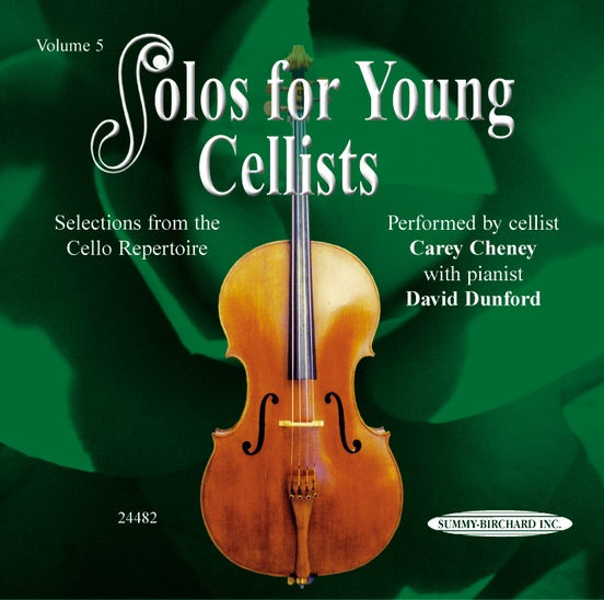 Solos for Young Cellists Volume 5 - CD Only edited by Cheney Alfred 24482