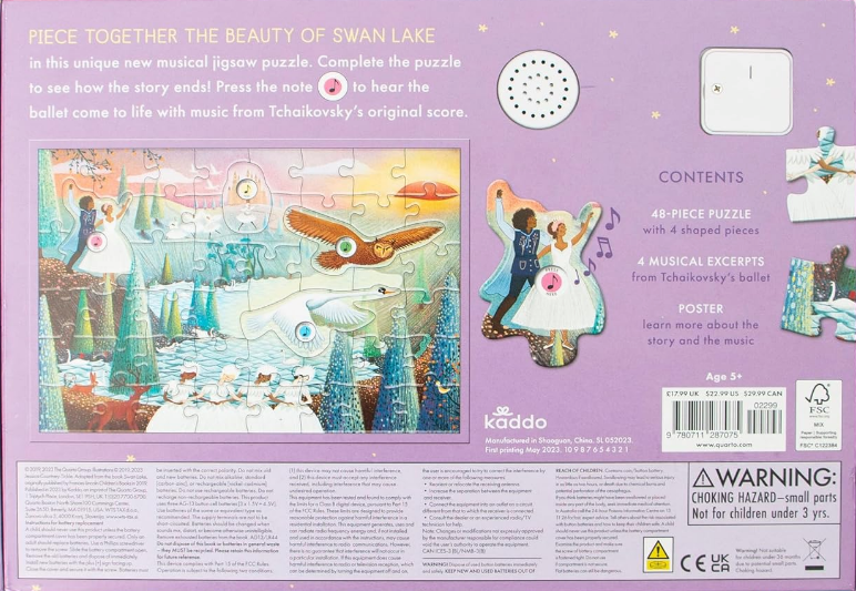 The Story Orchestra 'Swan Lake' Childrens Musical 48 Piece Puzzle