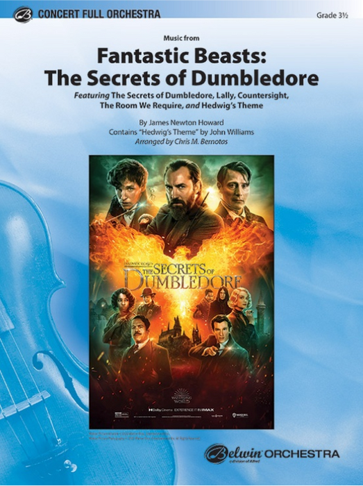 Music from Fantastic Beasts: The Secrets of Dumbledore SO Gr 3.5 - Howard James Newton Bernotas Chris Alfred 49913