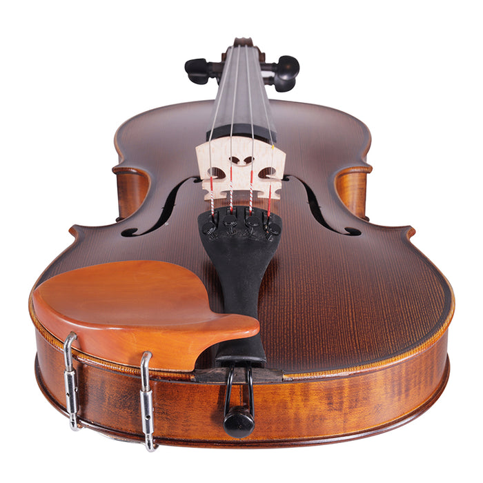 Violin Chinrest - Kreisler Dresden Boxwood Chrome Fittings