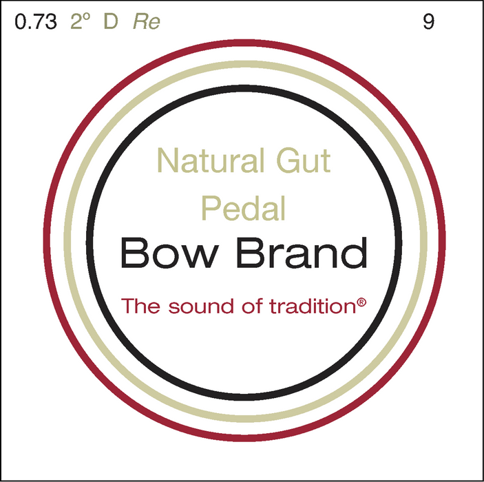 Bow Brand Natural Gut - Pedal Harp String, Octave 2 D