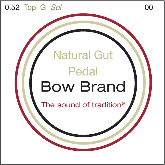 Bow Brand Natural Gut - Pedal Harp String, Octave 00, Single G