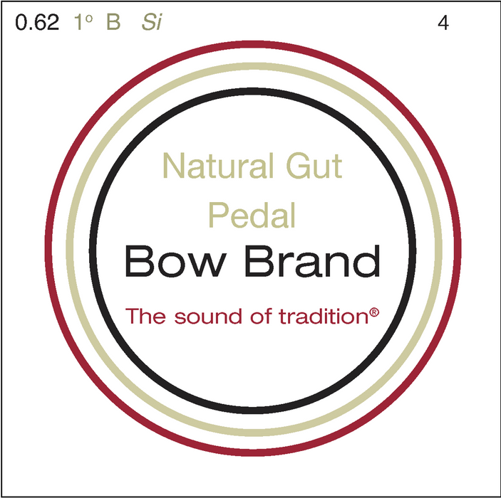 Bow Brand Natural Gut - Pedal Harp String, Octave 1, Single B