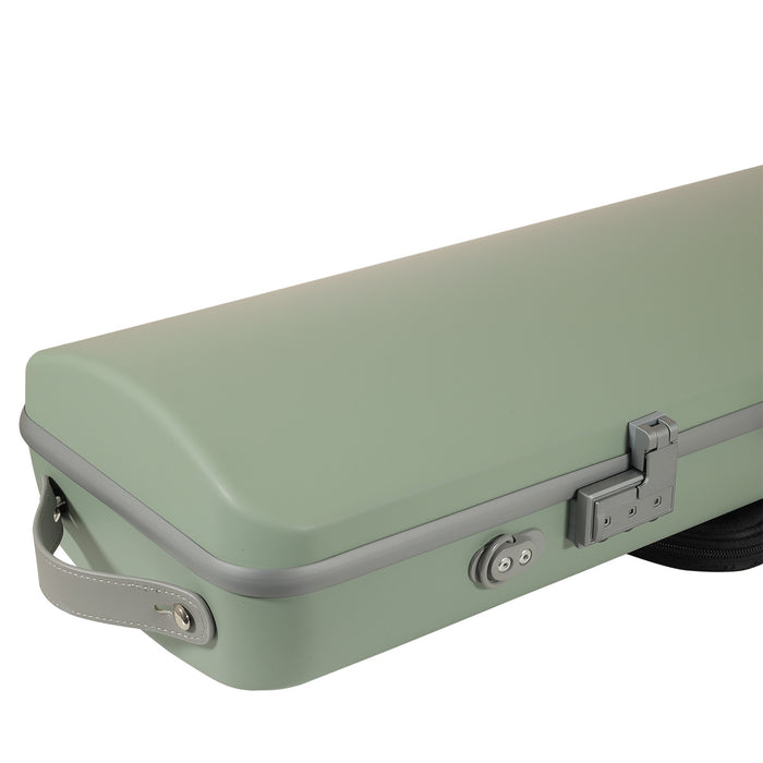 JML Carbon Fibre 1.8 Oblong Violin Case Garden Green 4/4