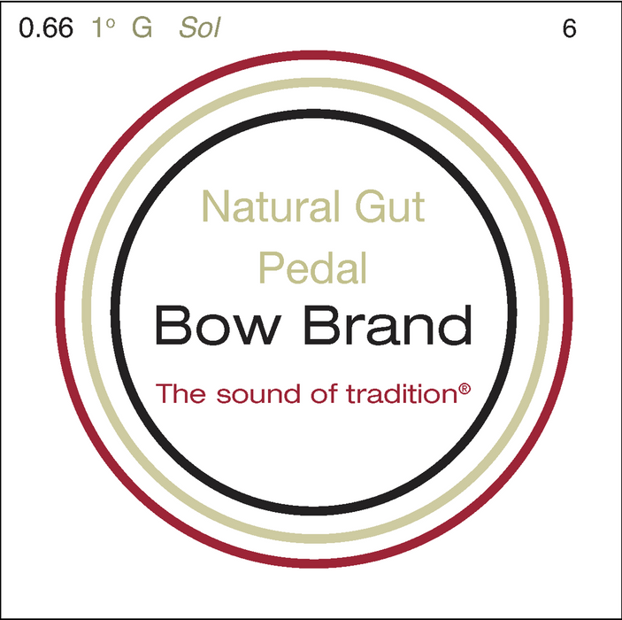 Bow Brand Natural Gut - Pedal Harp String, Octave 1, Single G