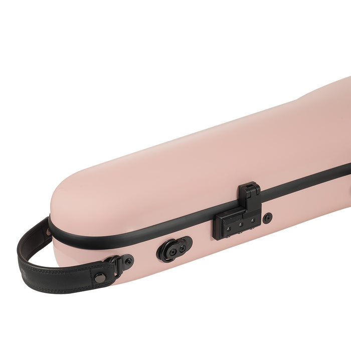 JML Carbon Fibre 1.5 Shaped Violin Case Sakura Pink 4/4