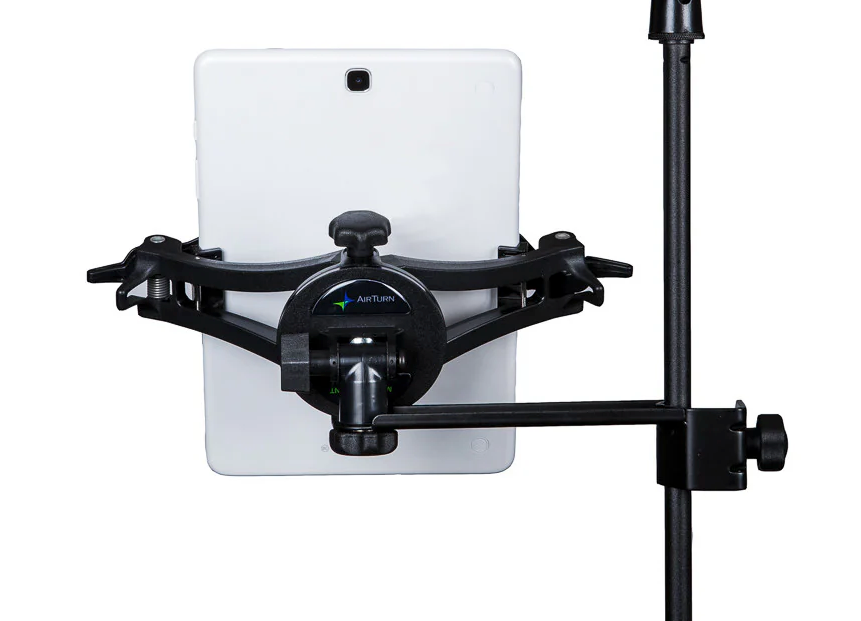 AirTurn Manos Universal Tablet Holder with Side Mount Clamp - AT-MMANOSSMC