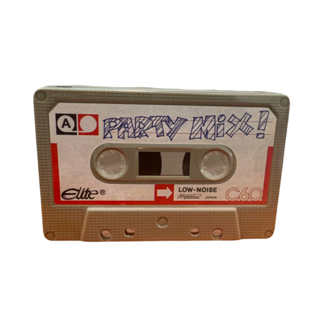 Cassette Shaped Tin Box 'Party Mix'