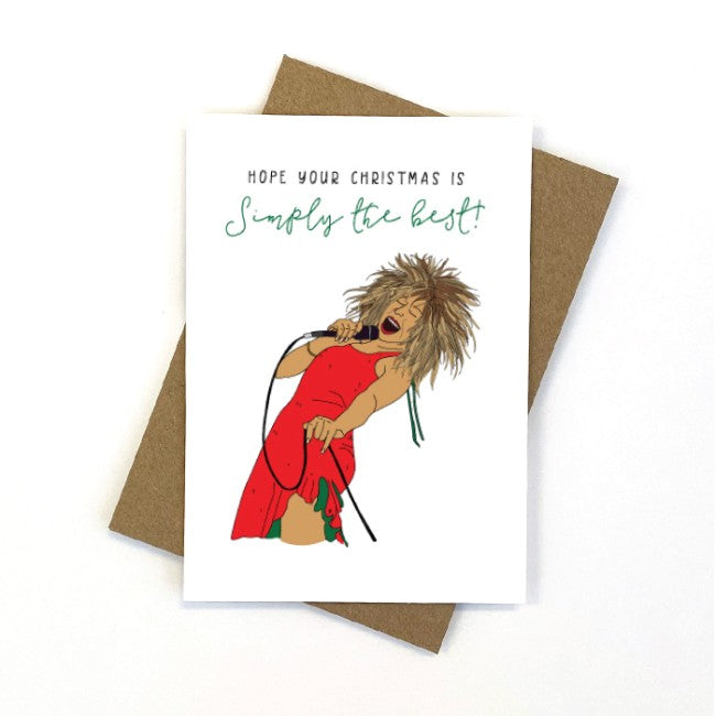 Greeting Card Tina Turner Christmas