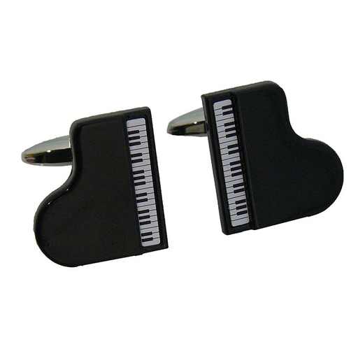 Clinks Grand Piano Cufflinks Black and White with Gift Box — The Sydney ...