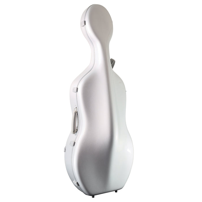 JML CL-6 Carbon Luxe 2.9 Cello Case Silver 4/4