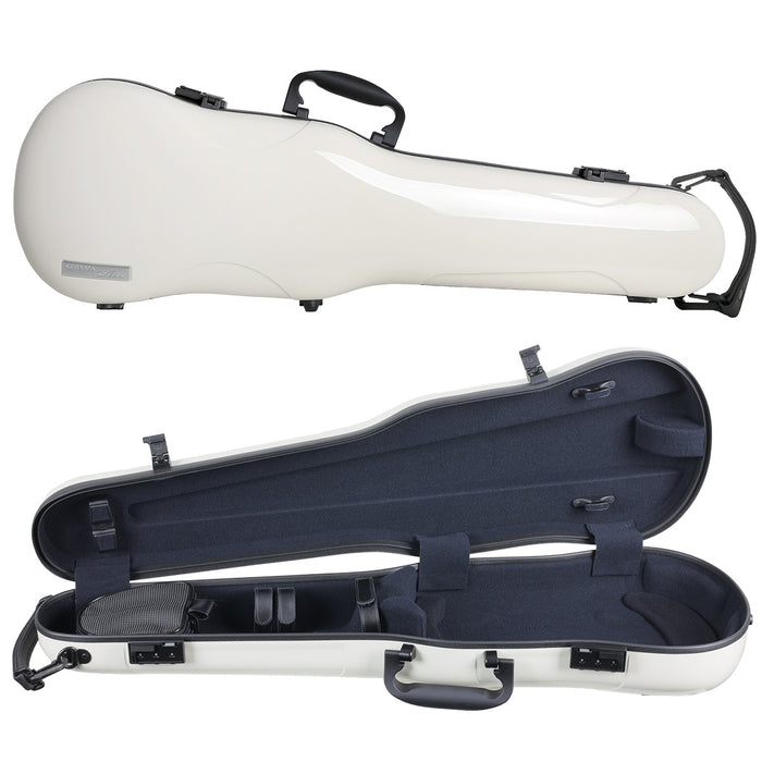 GEWA Air 1.7 Shaped Violin Case with Subway Handle Beige Gloss 4/4